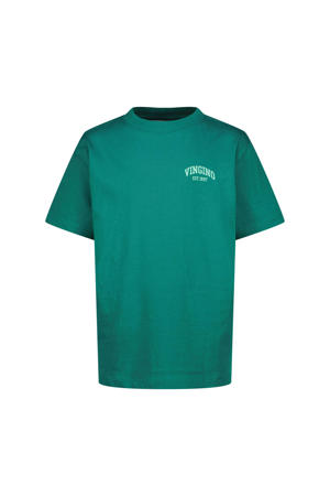 T-shirt donkergroen