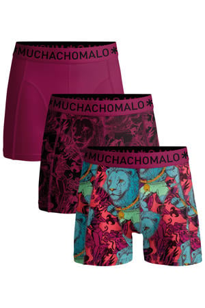 boxershort - roze / blauw (set van 3)
