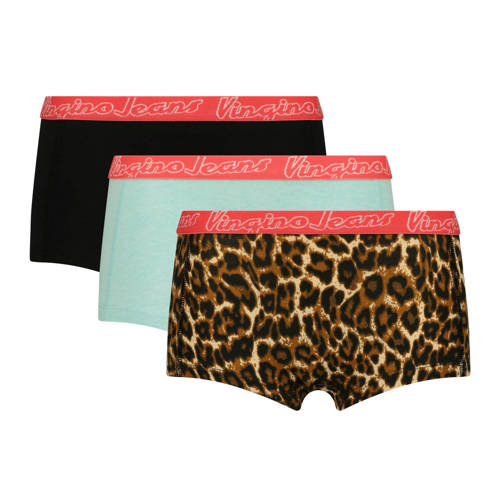 Vingino short bruin/multicolor (set van 3)