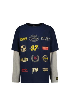 longsleeve donkerblauw