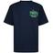 Vingino T-shirt met backprint donkerblauw