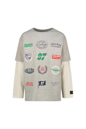 longsleeve grijs melange