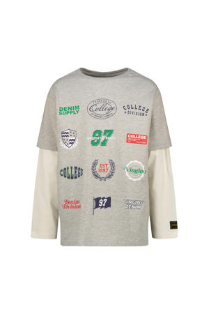 longsleeve grijs melange