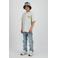 Vingino T-shirt met backprint grijs melange