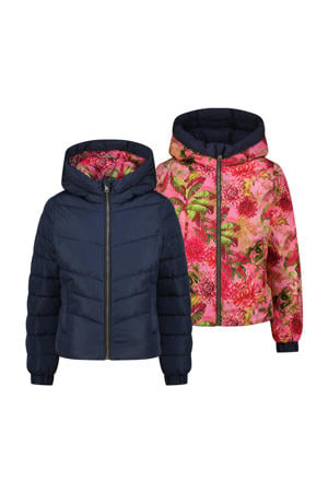 reversible jas donkerblauw