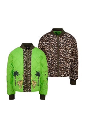 reversible jas groen