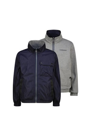 reversible jas donkerblauw