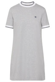 thumbnail: CALVIN KLEIN JEANS t-shirtjurk korte jurk grijs