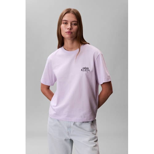 CALVIN KLEIN JEANS T-shirt lila afbeelding