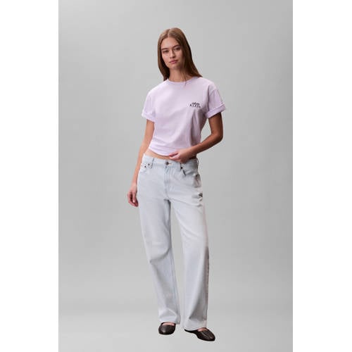 CALVIN KLEIN JEANS T-shirt lila afbeelding