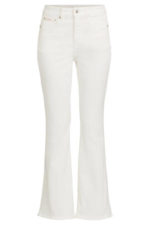 high waist flared jeans wit