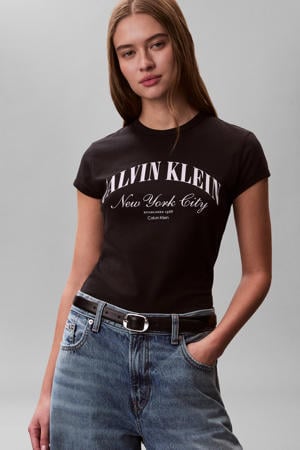 T-shirt zwart