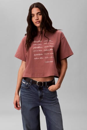 T-shirt lichtbruin