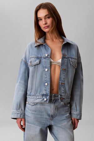 denim spijkerjas medium blue denim