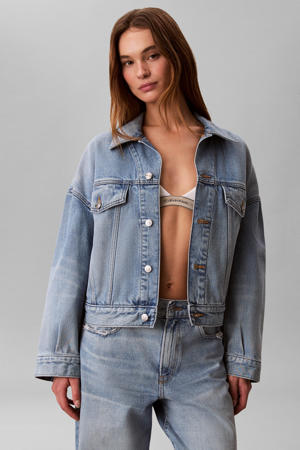 denim spijkerjas medium blue denim
