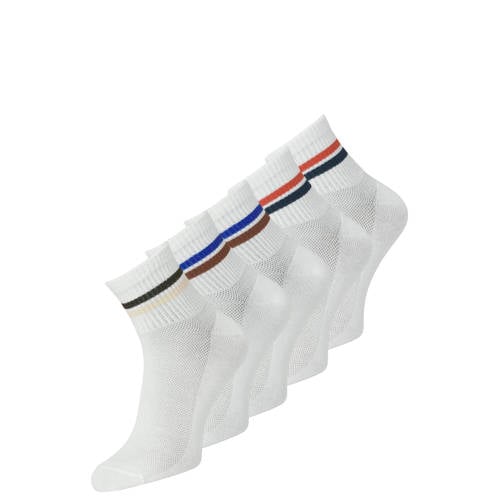 JACK & JONES sokken JACBOSTON - set van 5 wit afbeelding