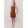Frankie&Liberty zomerjurk donkerbruin