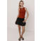 Frankie&Liberty jersey top donkerbruin