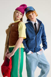 thumbnail: Frankie&Liberty jersey top donkerbruin