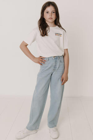 T-shirt met backprint wit