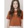 Frankie&Liberty T-shirt donkerbruin