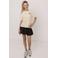Frankie&Liberty T-shirt met backprint geel