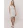 Frankie&Liberty gebloemde korte jurk blauw