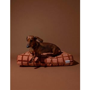 Hondenkussen CHECK-BED-MOCHA/BROWN-XL