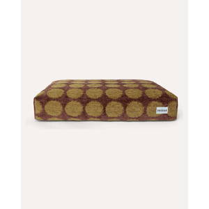 Hondenkussen DOT-BED-BROWN/GREEN-M