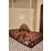 Dogguo Hondenkussen SQUARE-CIRCLE-BED-BROWN/YELLOW-M