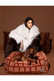 thumbnail: Dogguo Hondenmand CHECK-SOFA-MOCHA/BROWN-L