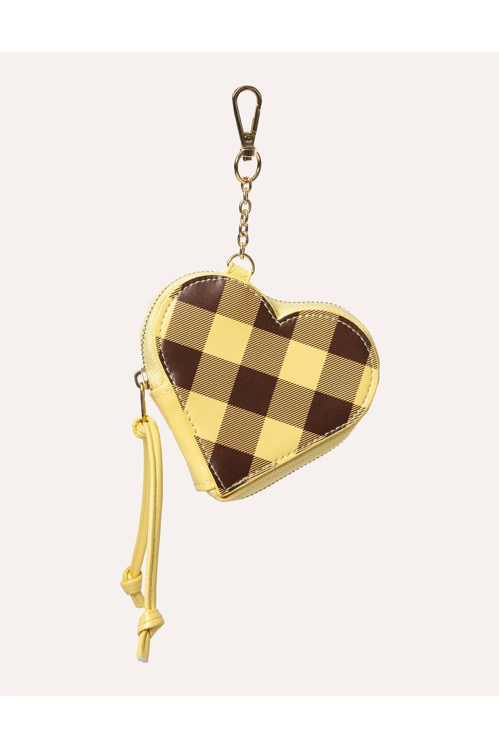 Dogguo Honden poepzakhouder HEART-POOPBAGHOLDER-BROWN/YELLOW