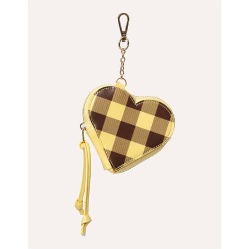 Dogguo Honden poepzakhouder HEART-POOPBAGHOLDER-BROWN/YELLOW afbeelding