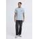 Blend regular T-shirt lichtblauw