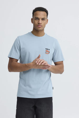 regular T-shirt lichtblauw
