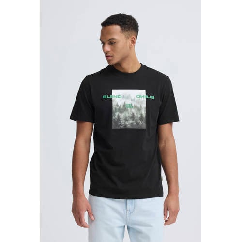 Blend regular T-shirt zwart afbeelding