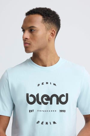 regular T-shirt lichtblauw