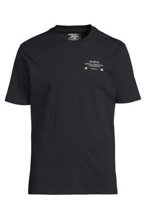 regular T-shirt donkerblauw