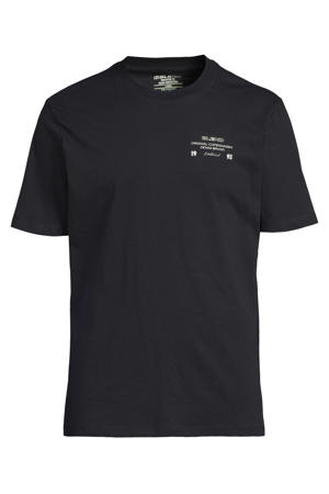 regular T-shirt donkerblauw