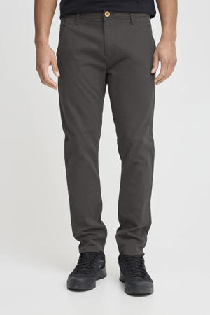 BHNATAN slim chino donkergrijs