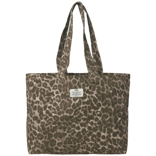 JJXX shopper met panterprint JXBETHANY bruin afbeelding