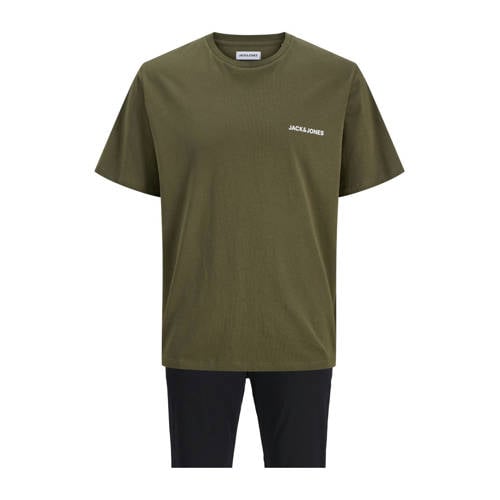 JACK & JONES pyjama JACEVEREST kaki/zwart afbeelding