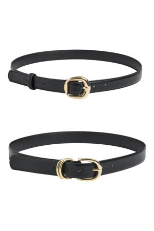 riem PCBIRA - zwart (set van 2)
