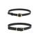 PIECES riem PCBIRA - zwart (set van 2)