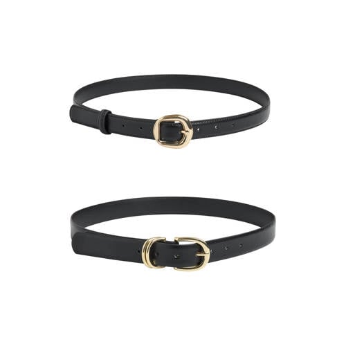 PIECES riem PCBIRA - set van 2 zwart afbeelding