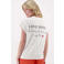 Zusss T-shirt met backprint ecru