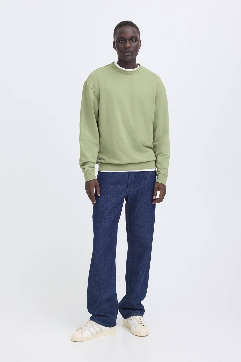 Blend sweater lichtgroen