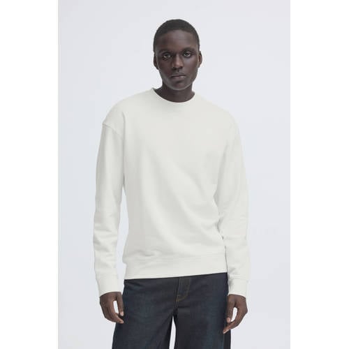 Blend sweater ecru afbeelding