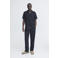 Blend BHMALVIN relaxed casual broek met linnen donkerblauw