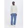 Blend sweater met backprint ecru